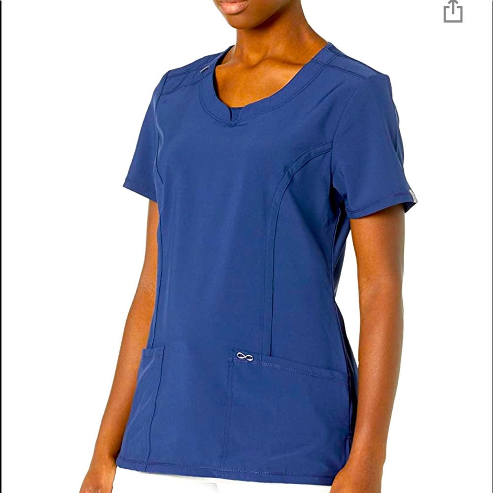 Cherokee infinity royal blue scrub top BNW…